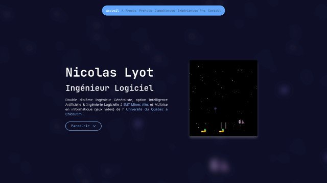 Image du site Nicolas Lyot - Portfolio